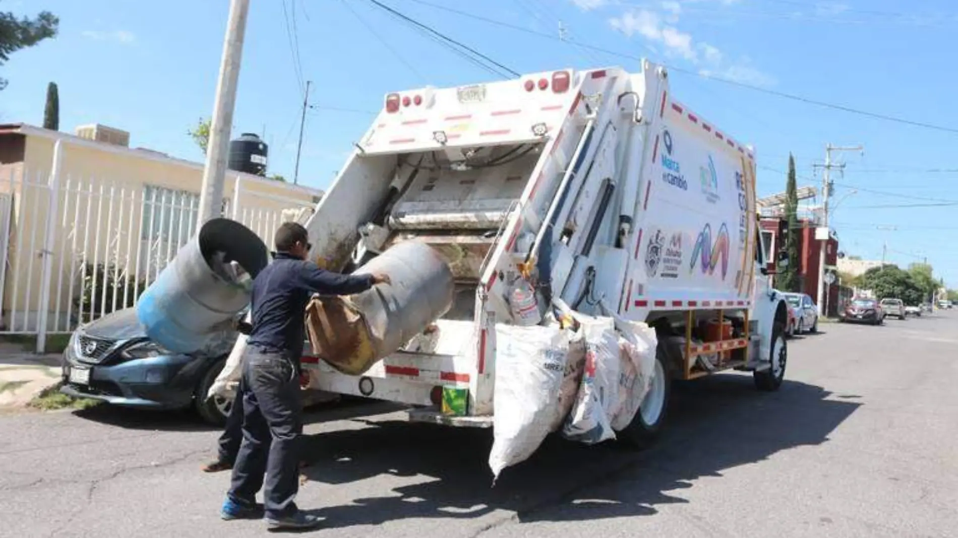 camión recolector de basura